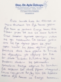 Herşey için çok teşekkür ederim Ayla Hanıma